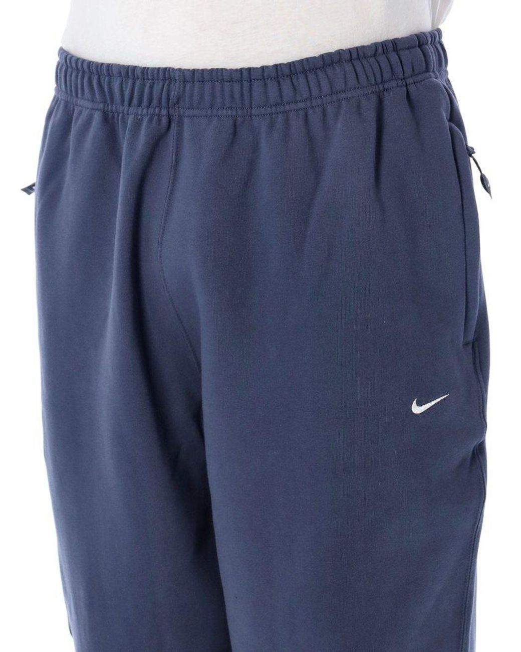 Nike Solo Swoosh Sweatpants in Blue for Men Lyst UK