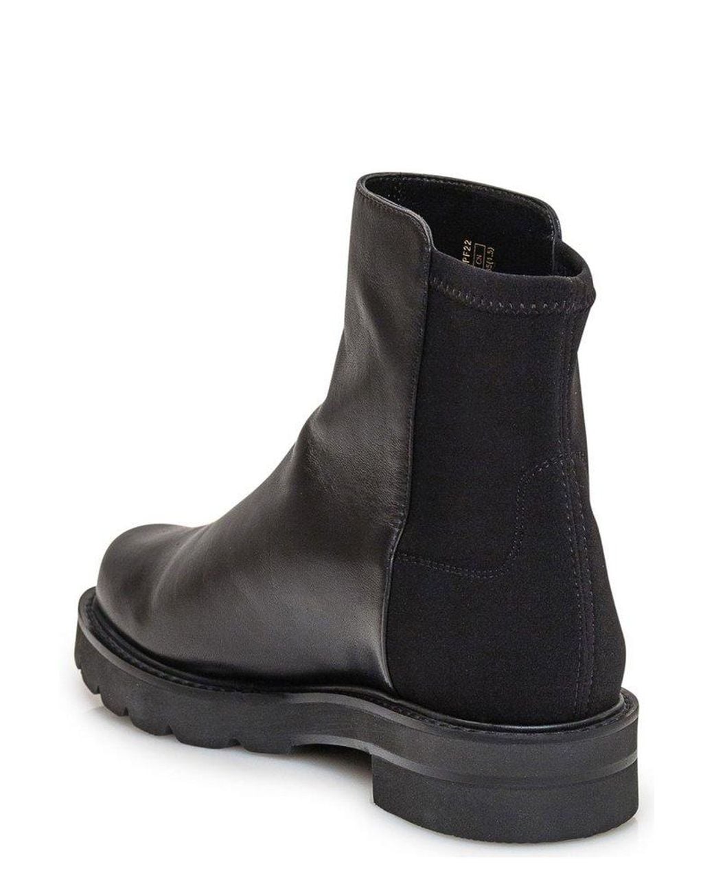 Stuart Weitzman Slip-on Boots in Black 