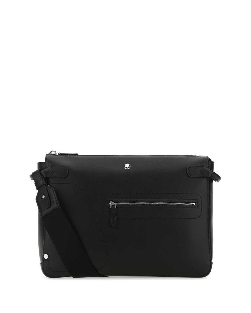 Montblanc Leather Crossbody Bag in Black for Men Lyst