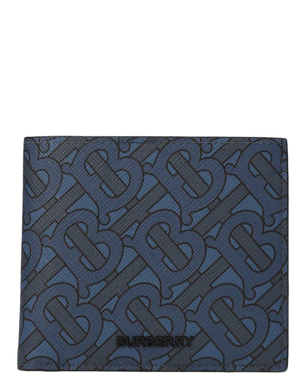 Burberry TB Monogram Bifold Wallet Vivd Blue