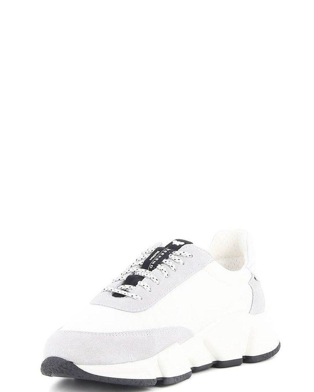 Weekend by Maxmara Logo Printed Lace-up Sneakers in White | Lyst