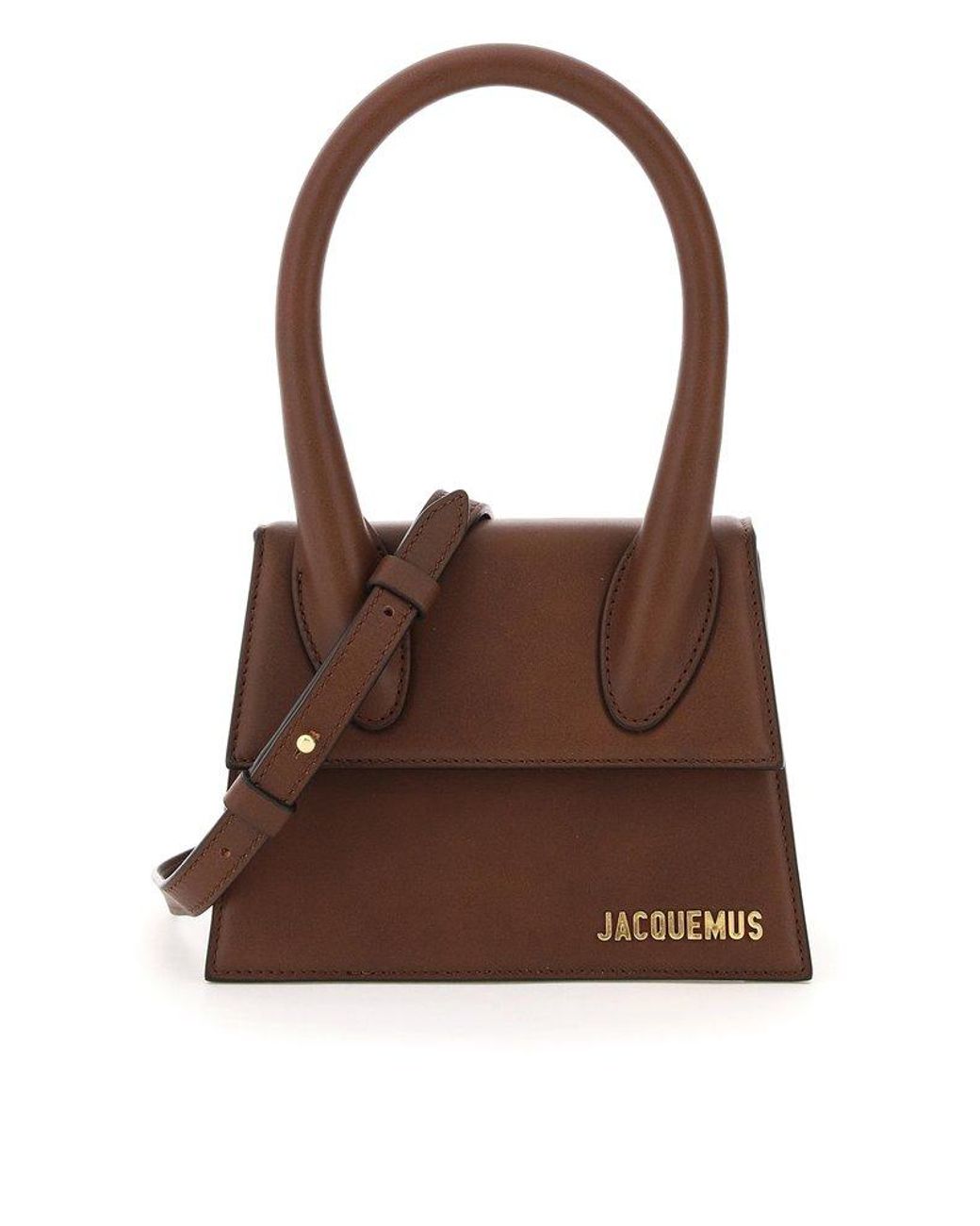 Jacquemus Leather Le Chiquito Moyen Small Tote Bag in Brown | Lyst Canada