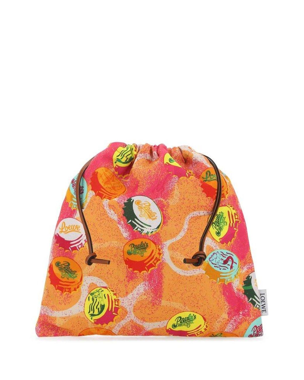 Loewe Fabric Small Paula's Bottle Caps Pouch Lyst