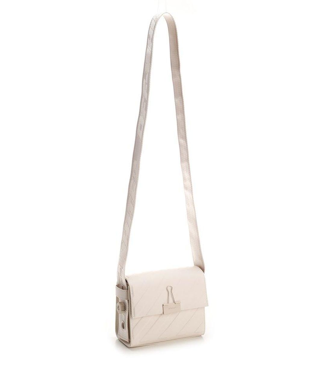 Off white clipper bag sale