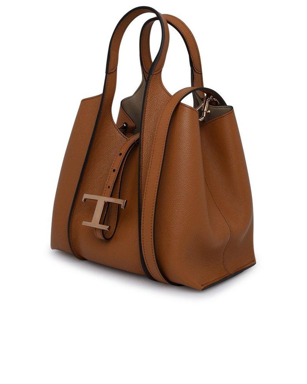 Tod's Borsa Shopping Piccola in Brown | Lyst