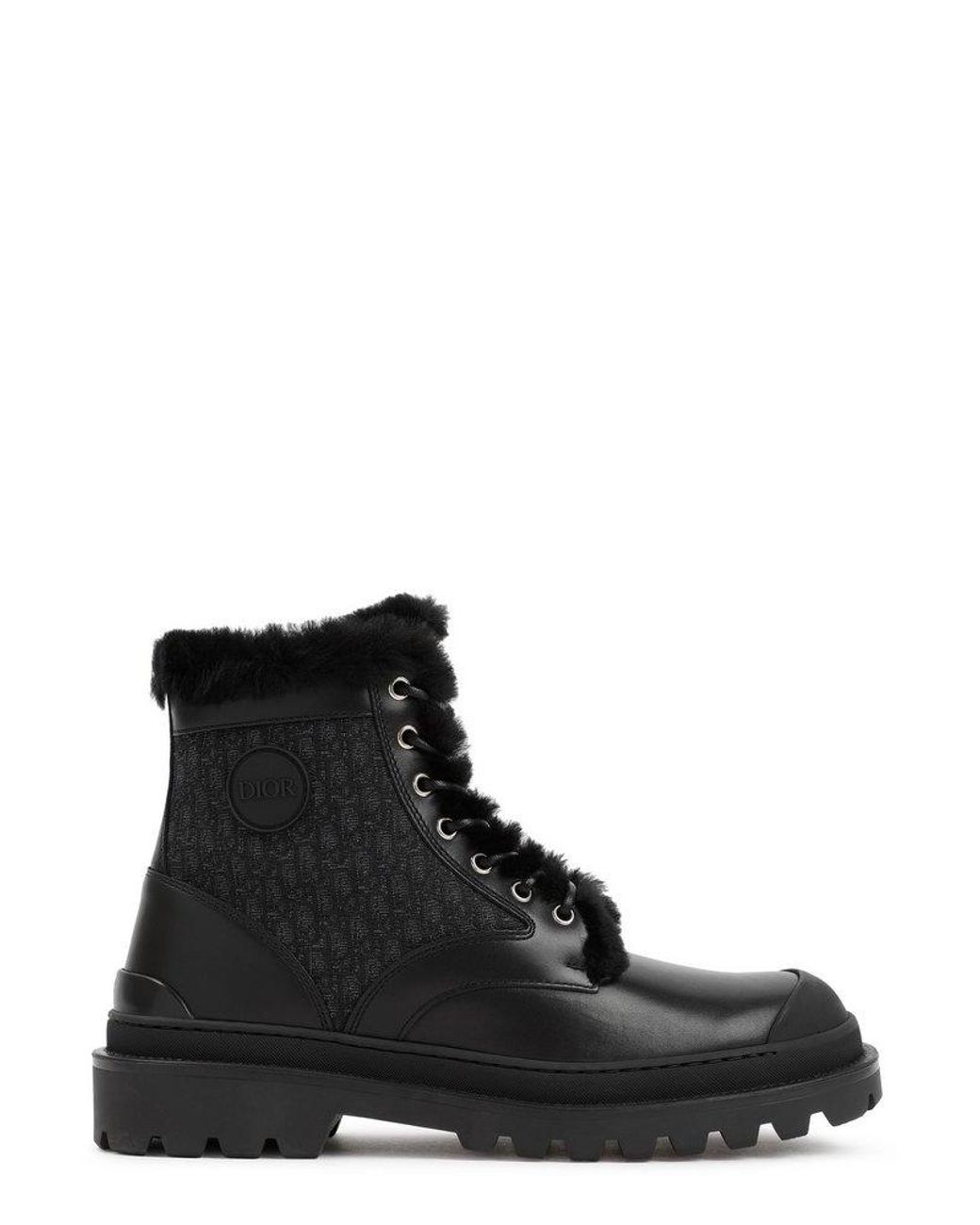 dior lace boots