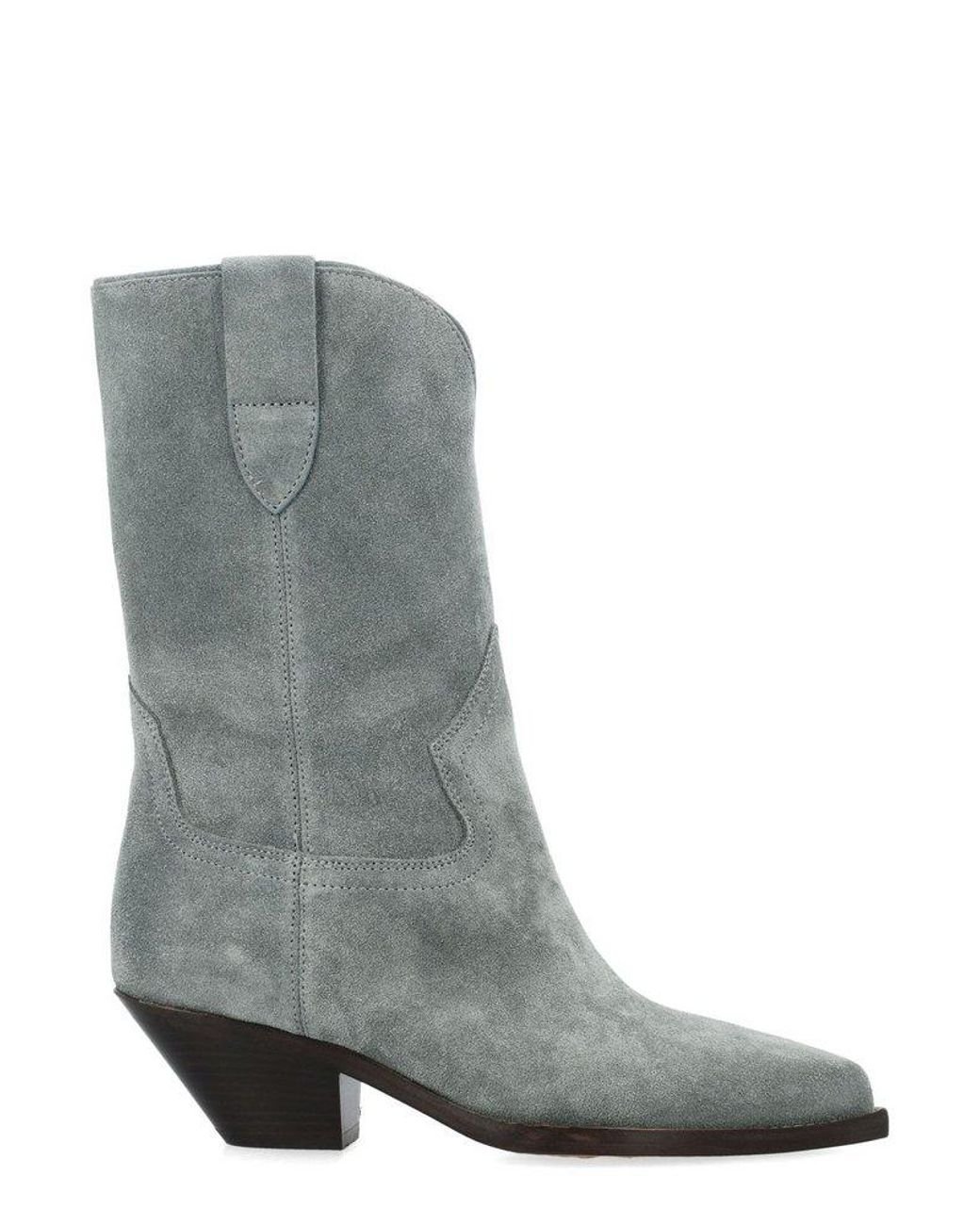 Isabel Marant Pull on Western Boots in Grey Lyst UK