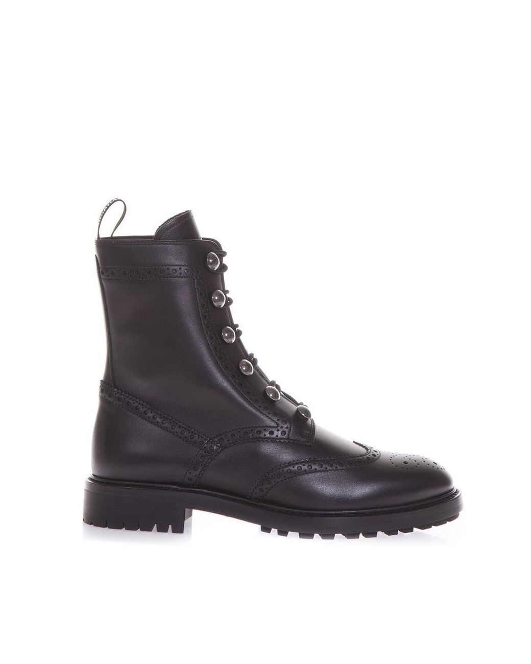 dior black combat boots