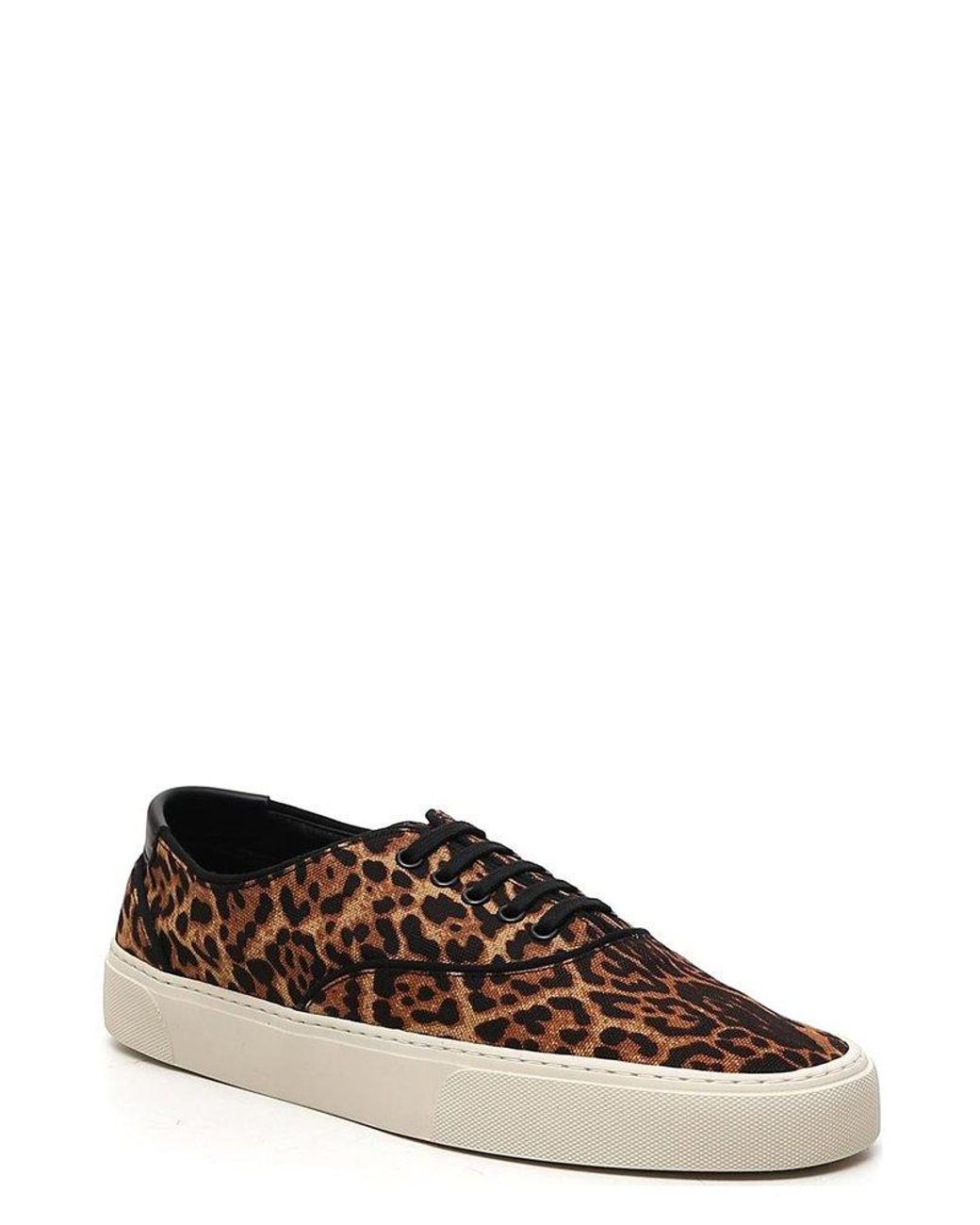 Vans Off The Wall Sneakers Lace Up Animal Leopard Print Shoes Womens 6, Mens  4.5 | eBay