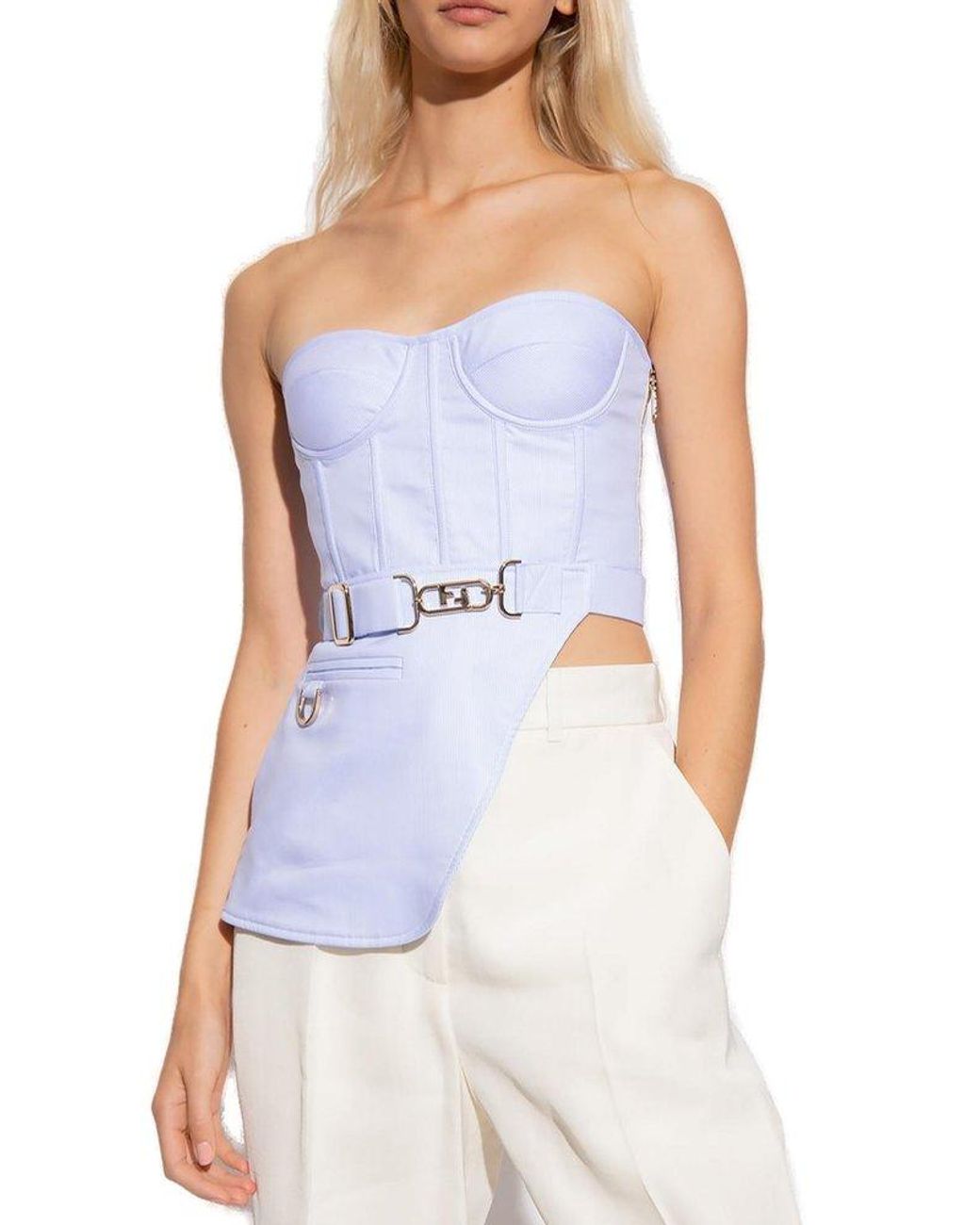 Fendi strapless top hotsell