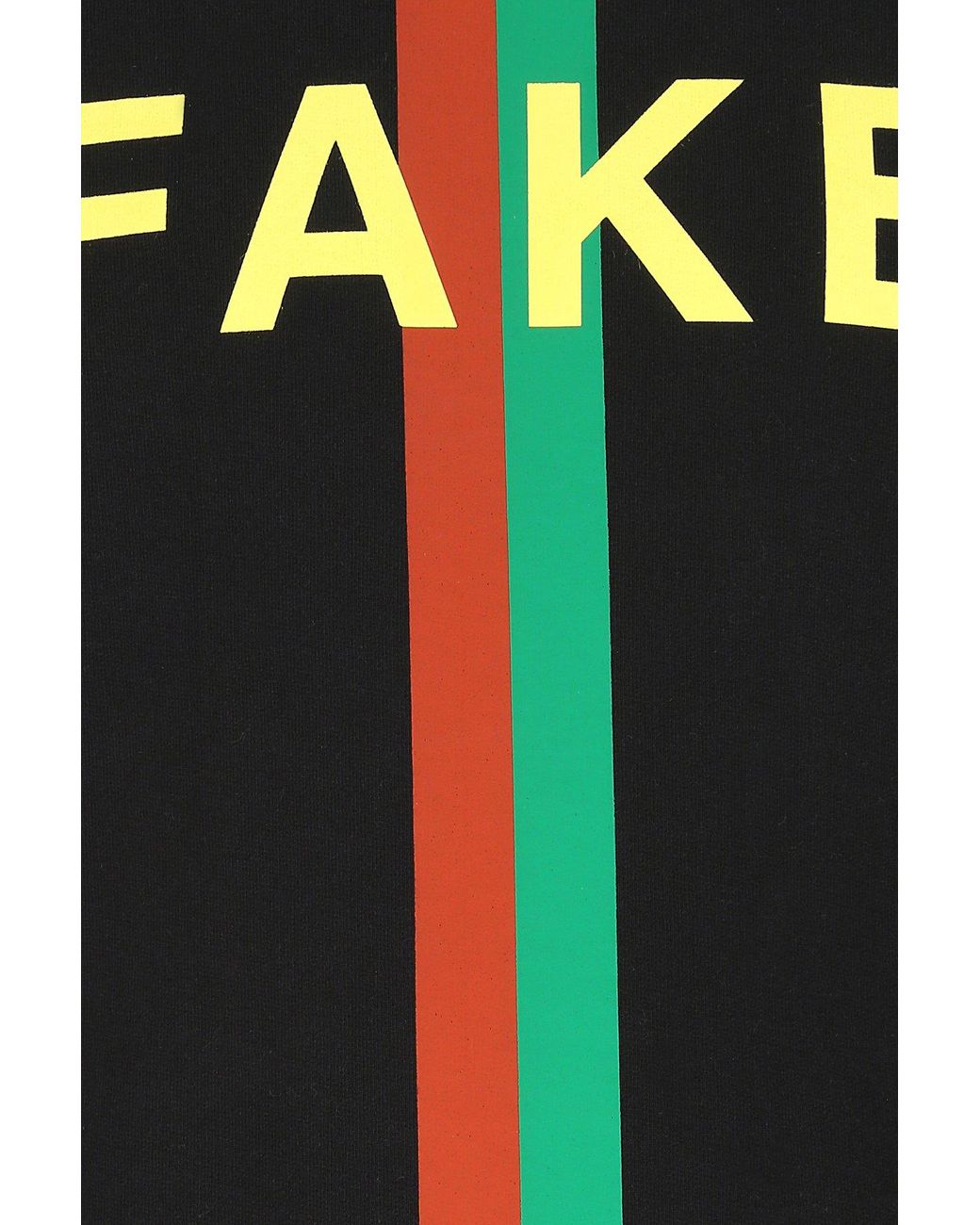 Gucci 'fake/not' Print Sweatshirt in Black for Men | Lyst Gucci 'fake/not' Print Sweatshirt in Black for Men | Lyst