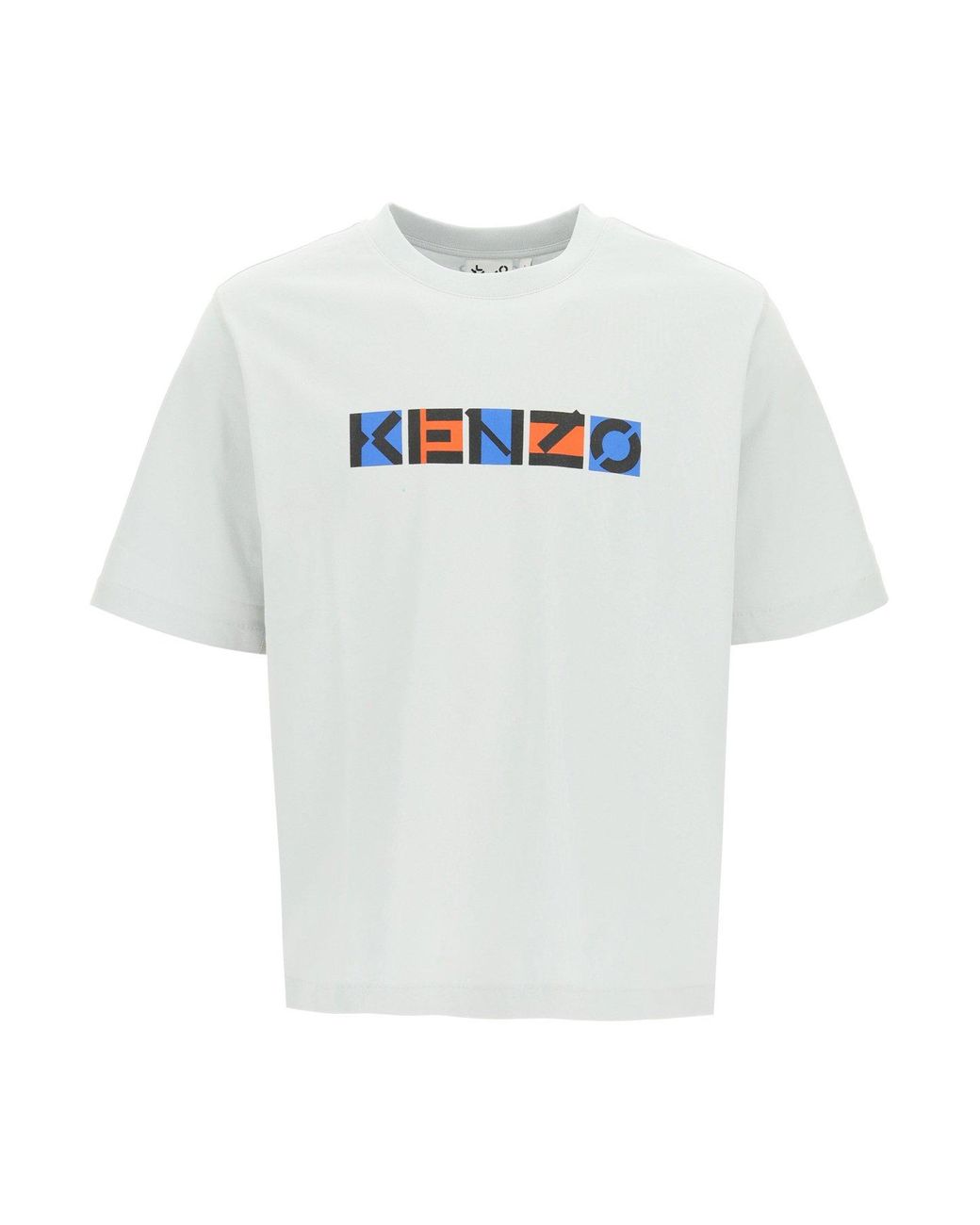 KENZO Cotton Sport Loose T-shirt in Grey (Gray) for Men - Save 29% - Lyst