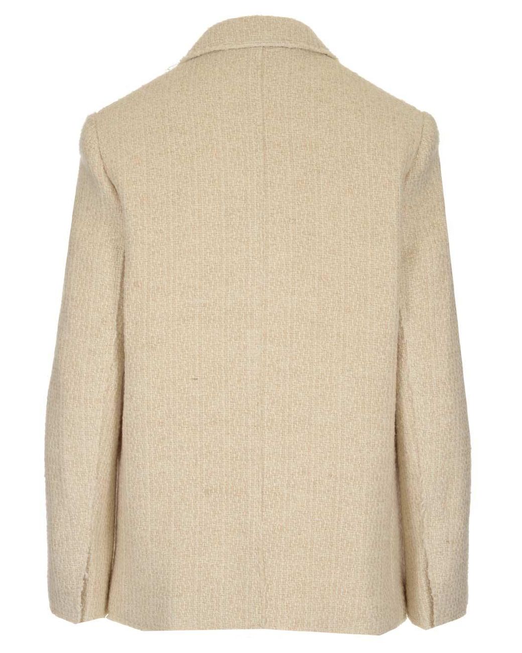 Theory Piazza Tweed Jacket in White | Lyst
