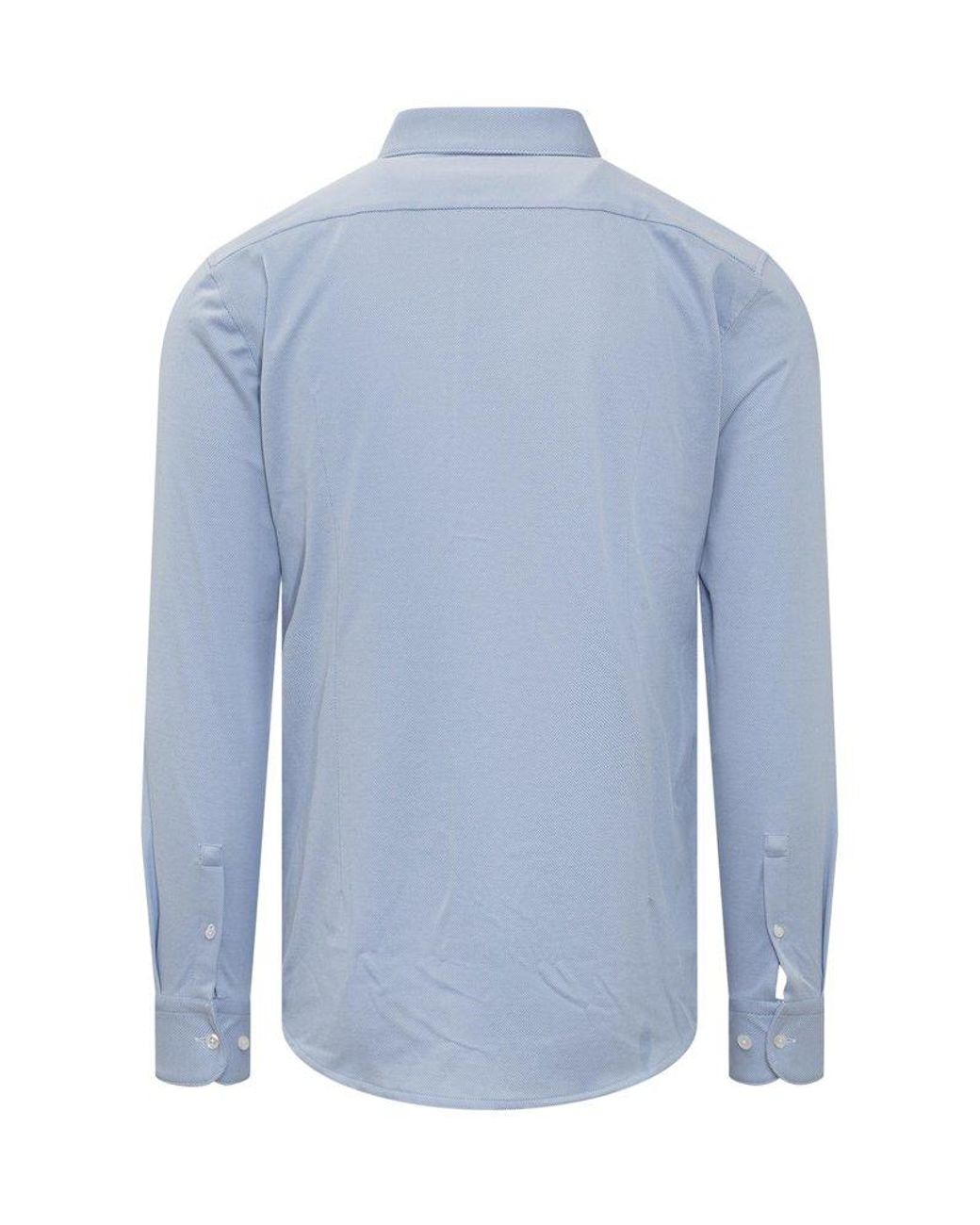 BOSS by HUGO BOSS Buttoned Long-sleeved Shirt in Blue for Men