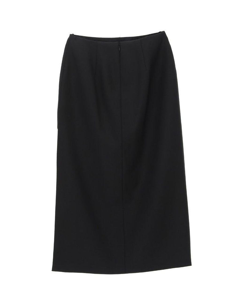 スカート MCQUEEN Ribbed midi skirt Black McQueen High-Waist Slit Detailed Midi Skirt in Black | Lyst
