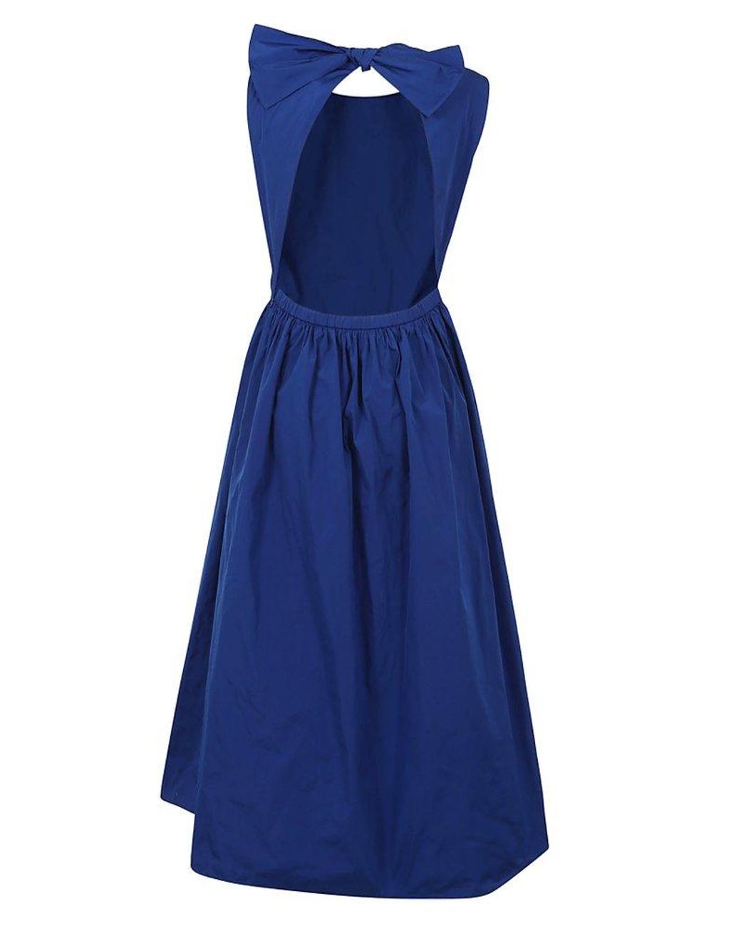 RED Valentino Red Bow-detailed Open Back Midi Dress in Blue