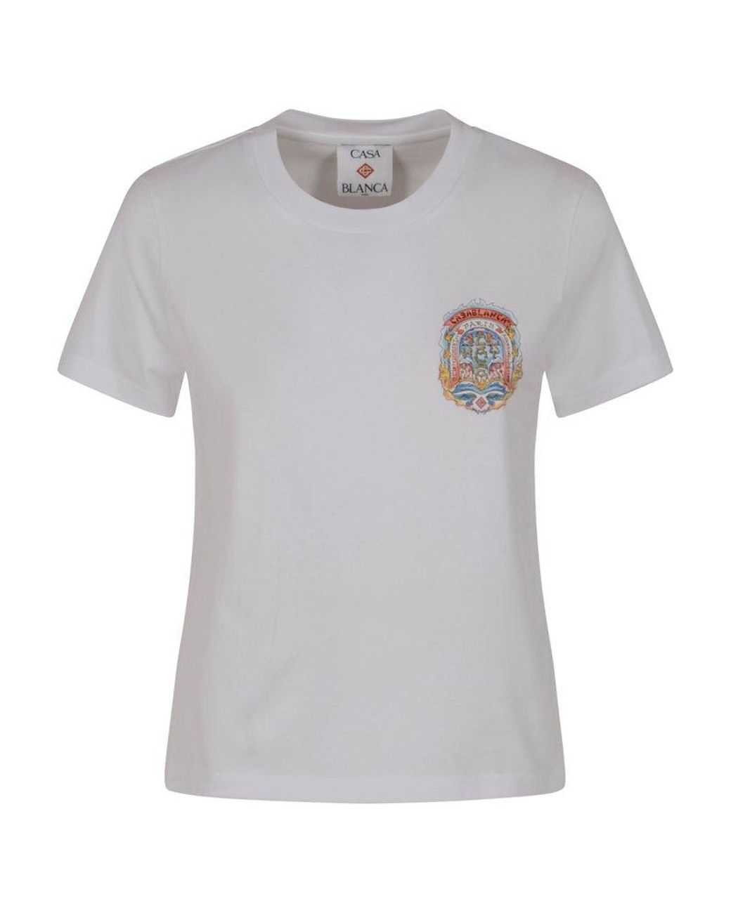 CASABLANCA Casa Way Skate T-Shirt in Gray | Lyst