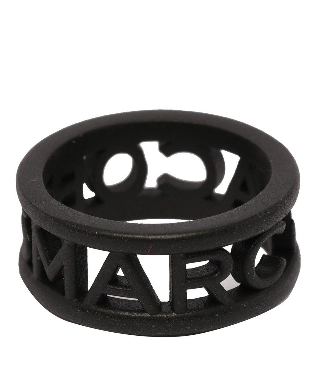  Marc Jacobs Logo Metal Ring Gold 7: Clothing, Shoes & Jewelry