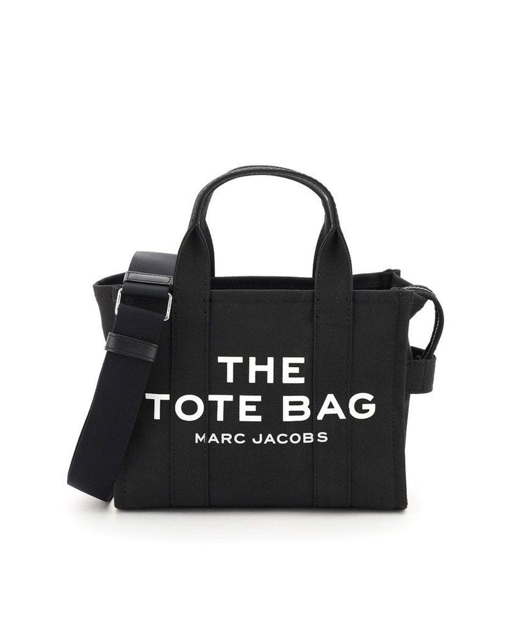 Marc Jacobs Cotton The Mini Traveler Tote Bag in Black | Lyst Canada
