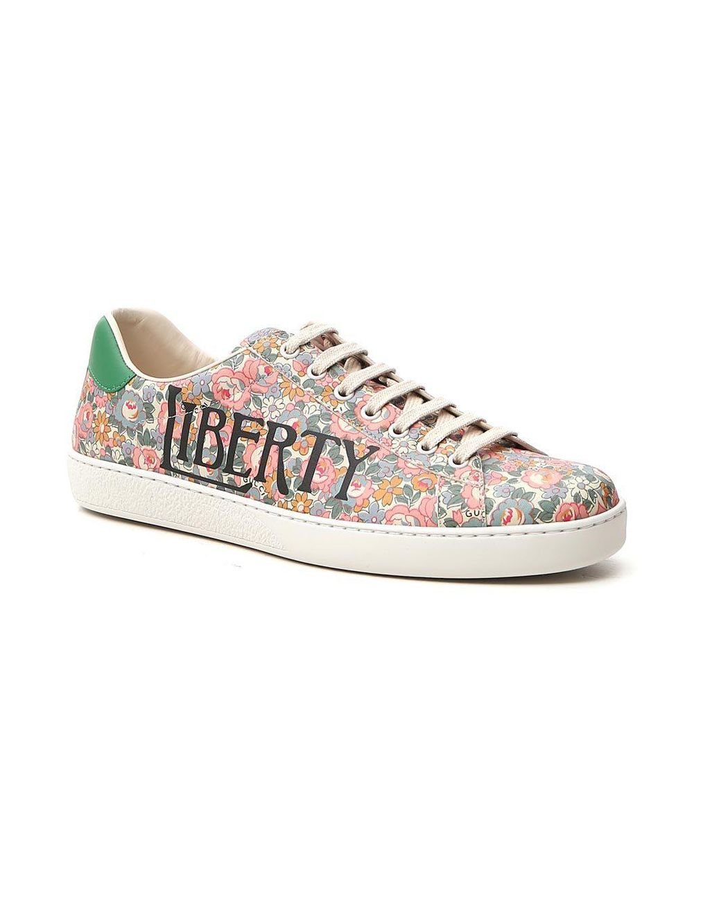 Gucci Liberty Floral Print Ace Sneakers for Men | Lyst
