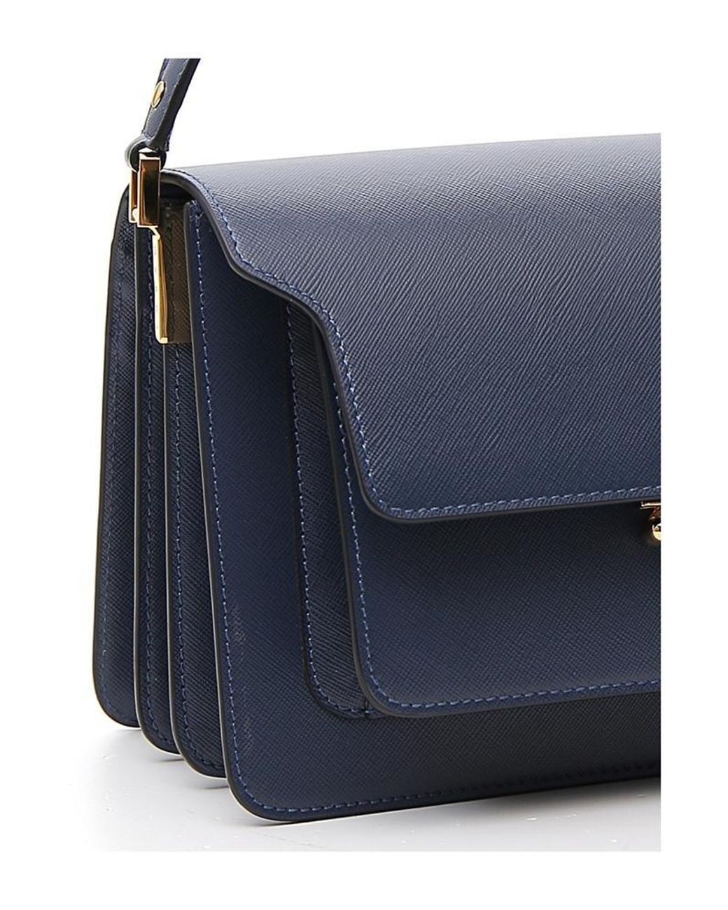 Marni Trunk Shoulder Bag in Blue Lyst