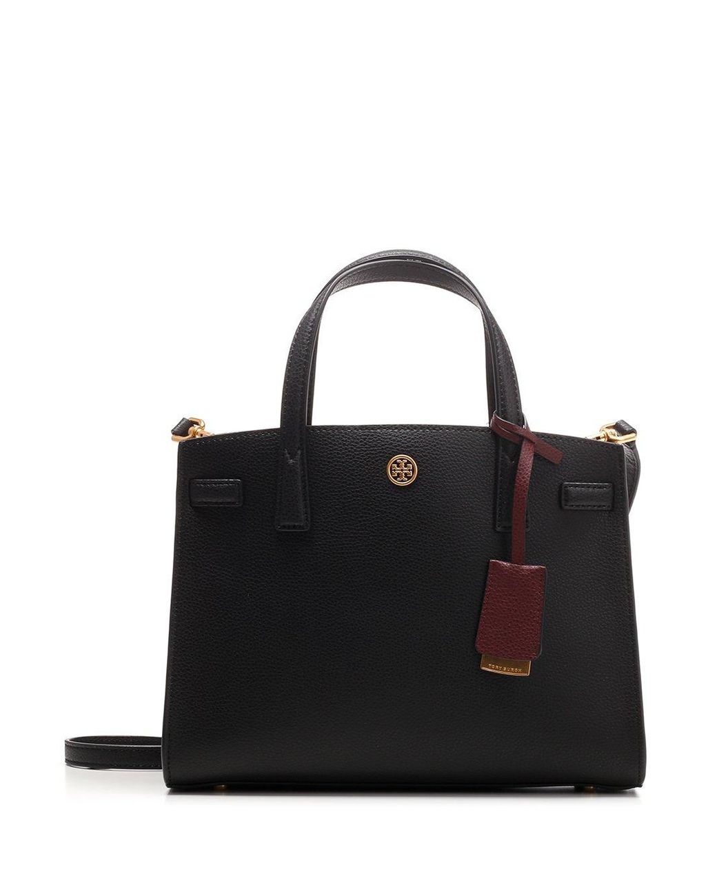 Tory Burch Walker Small Satchel in Black Lyst