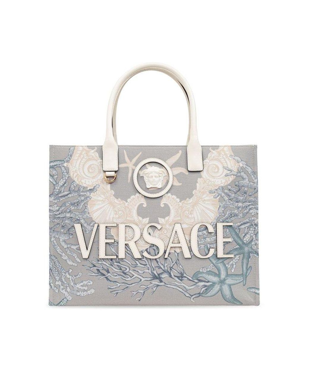 Versace Shopper Bag in White Lyst