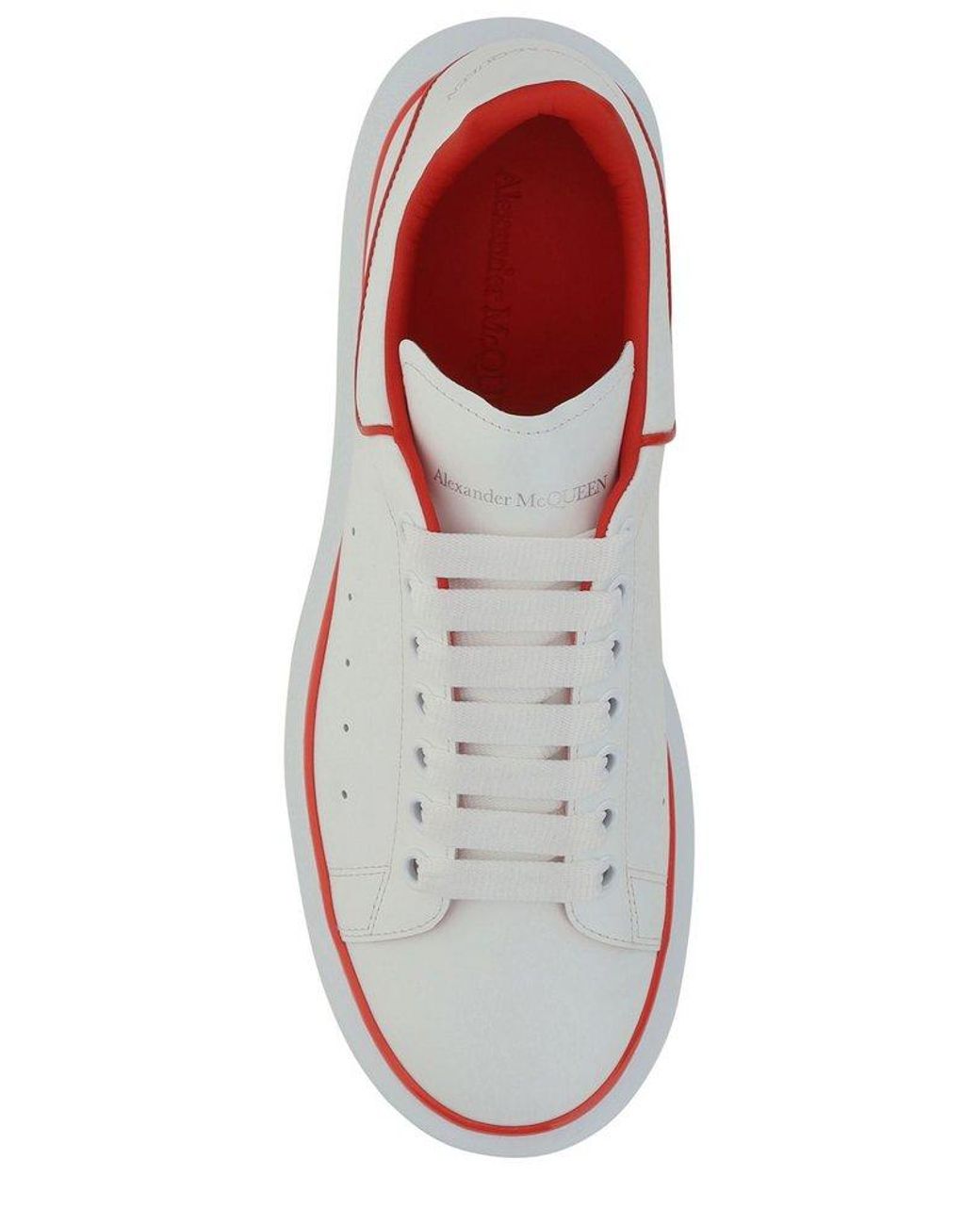 Alexander mcqueen low clearance cut lace up sneaker