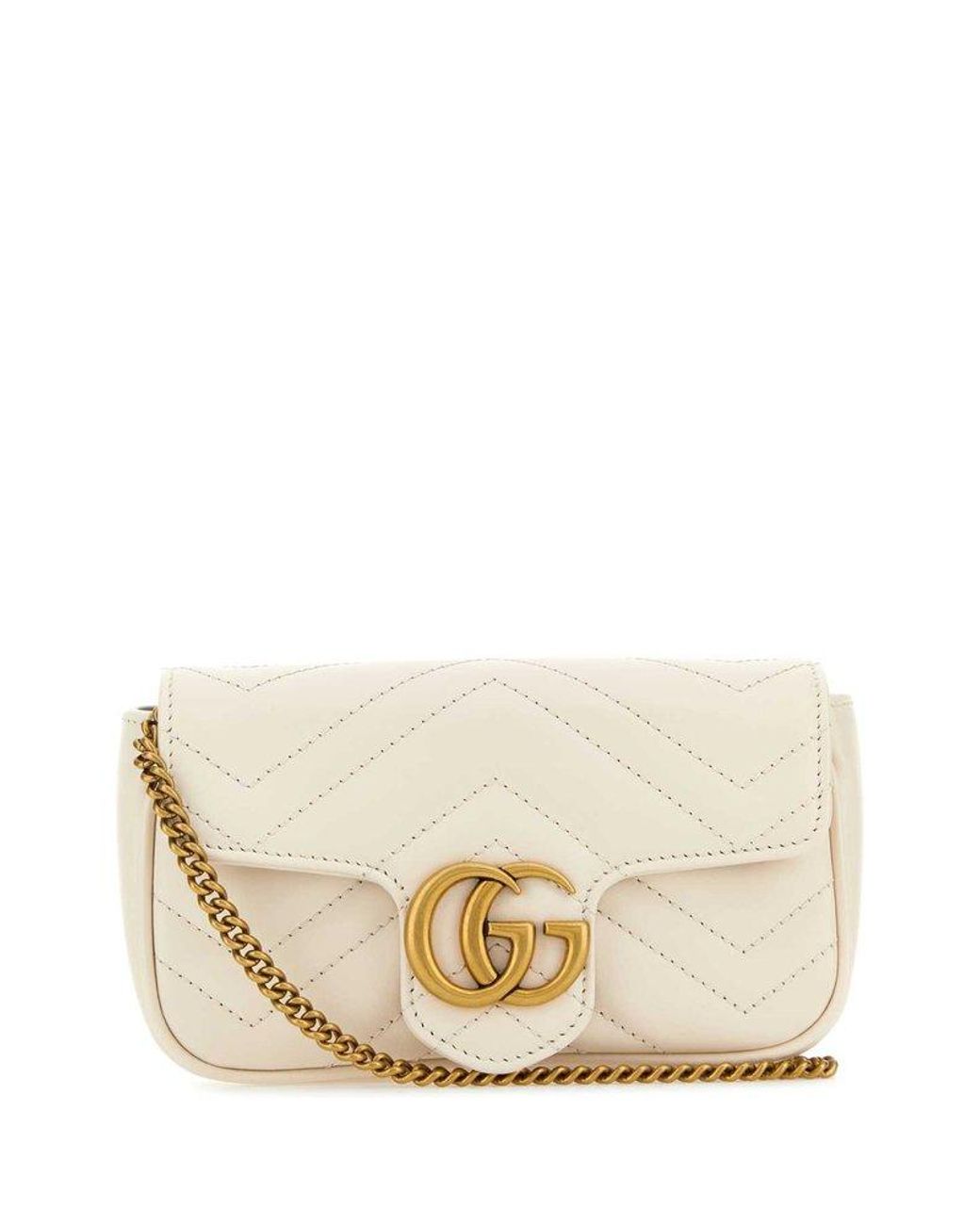 Gucci GG Marmont Matelassé Super Mini Shoulder Bag