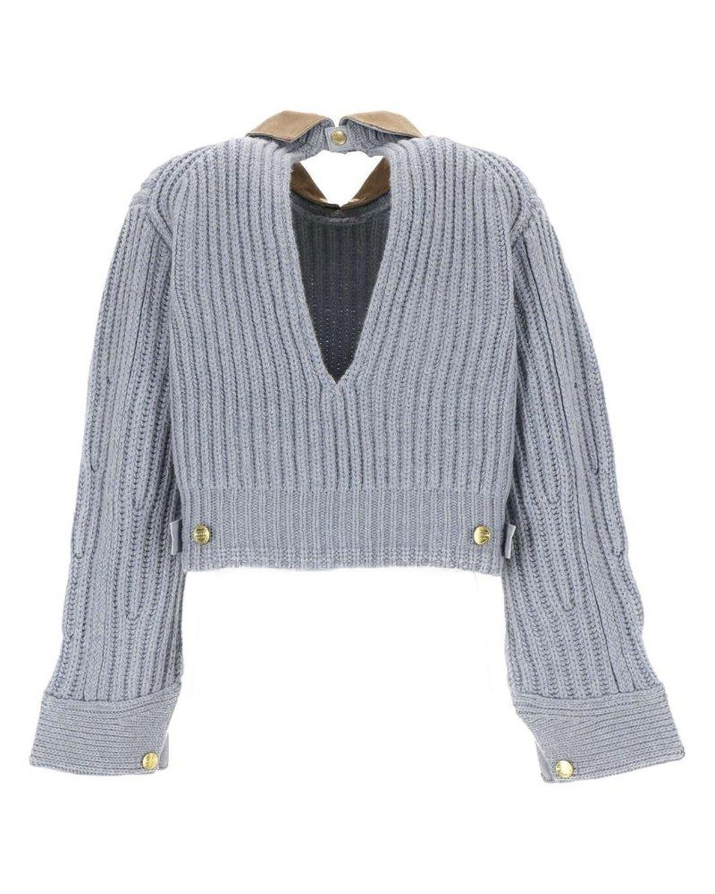 Sacai X Carhartt Wip Knit Pullover in Blue | Lyst Sacai X Carhartt Wip Knit Pullover in Blue | Lyst