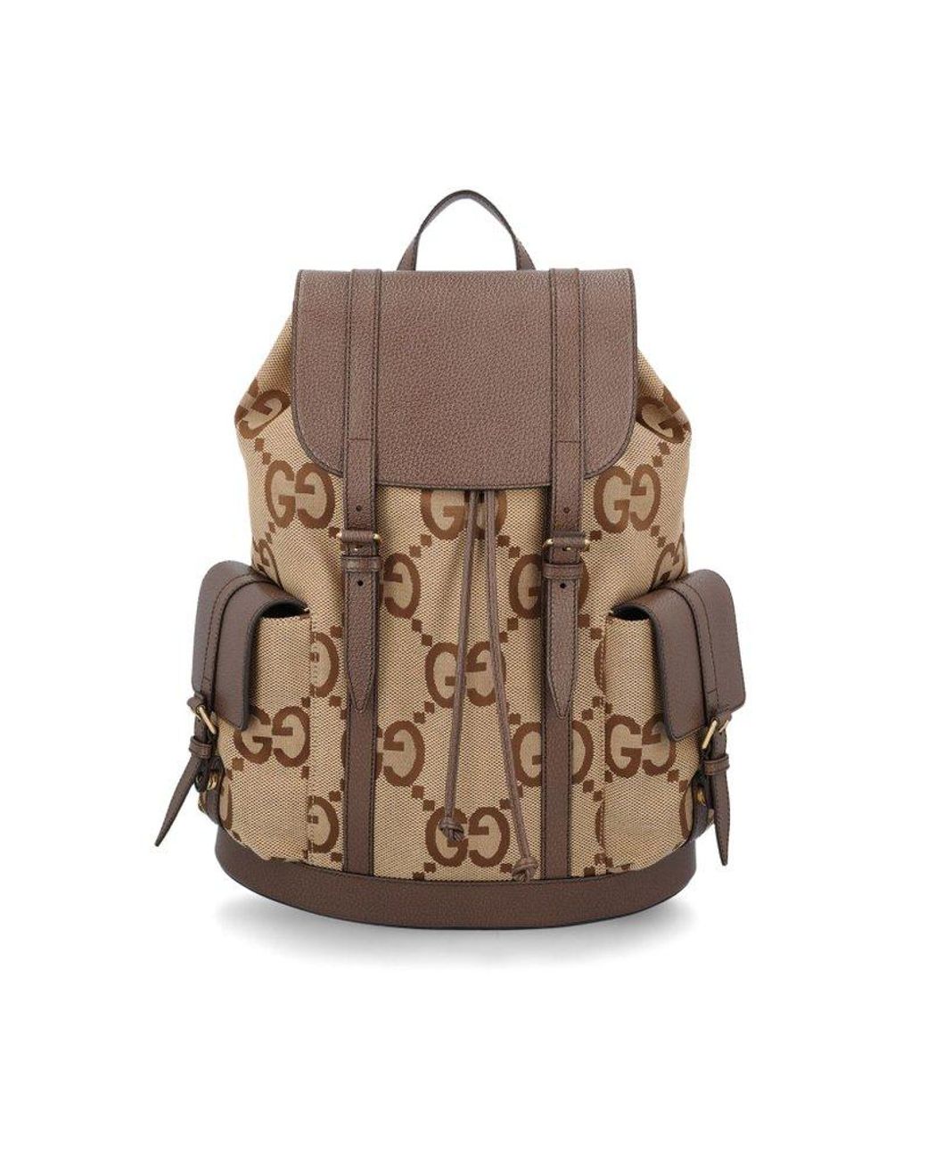 Gucci Soft Backpack Monogram GG Black/Brown