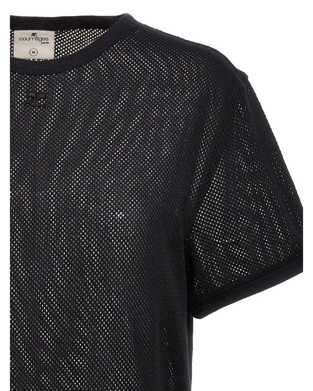 Mens black mesh t shirt cheap