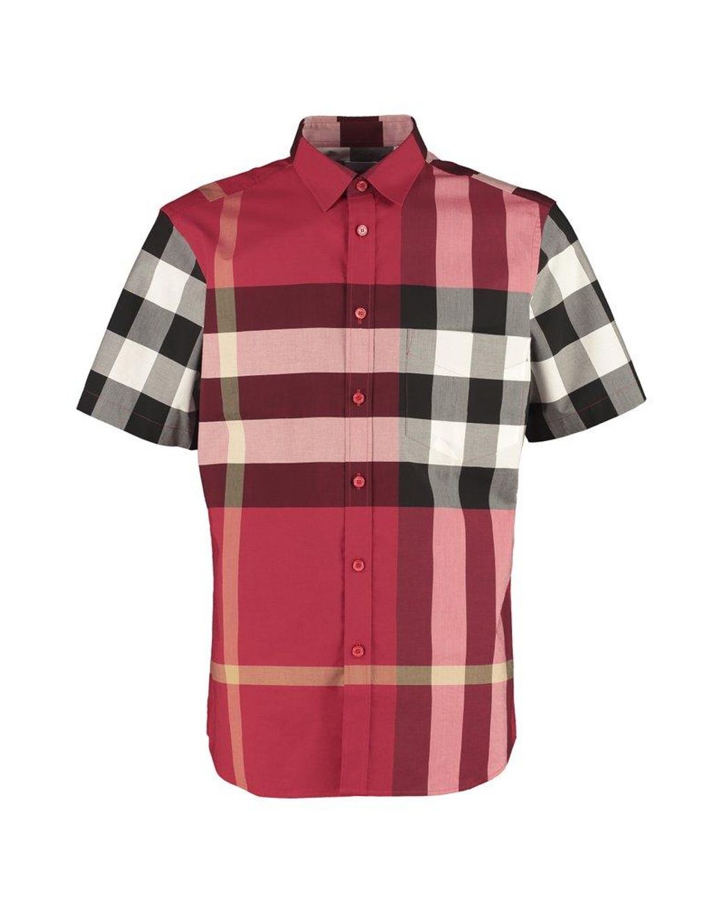 Burberry Somerton Short Sleeve Check Shirt