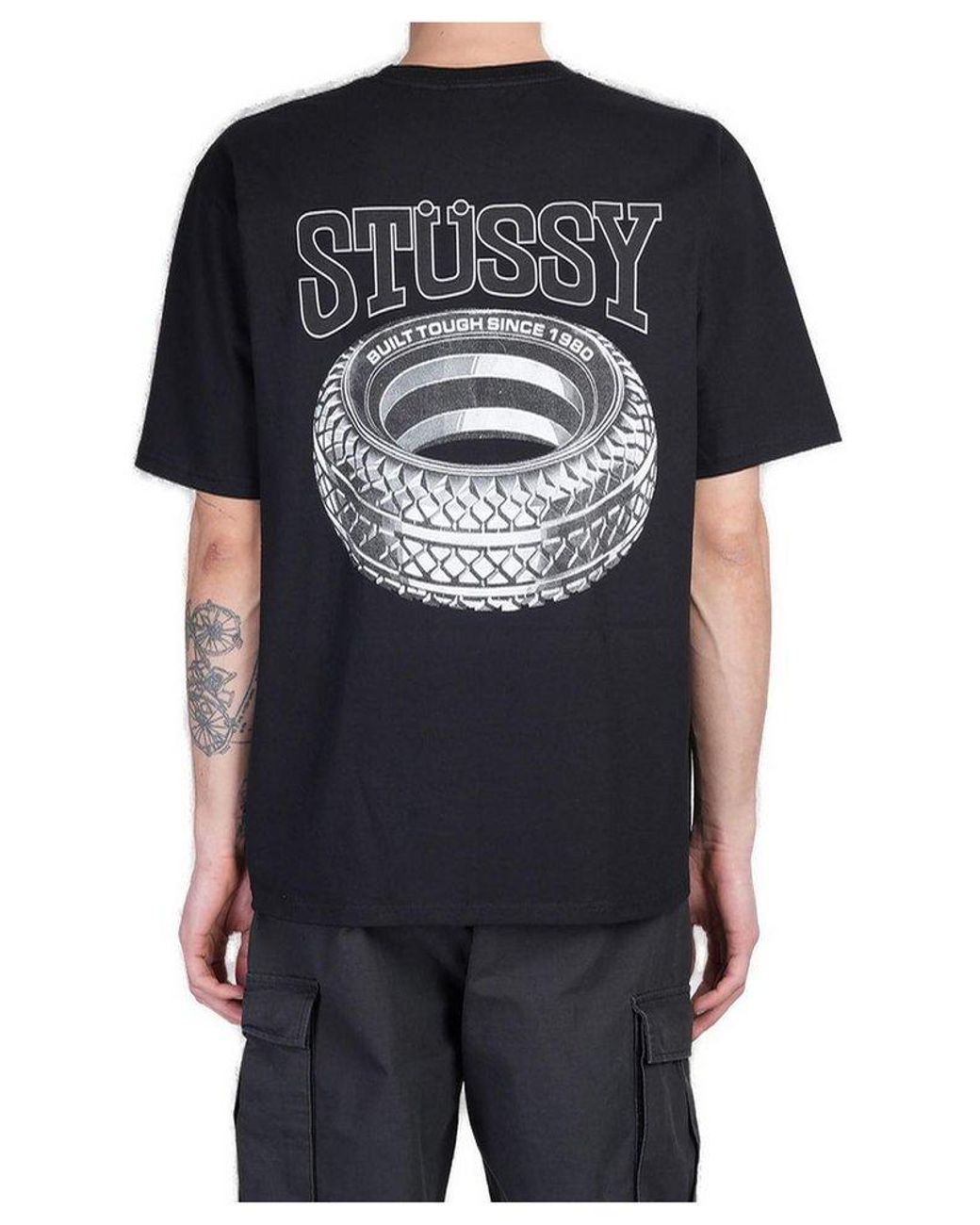★送料・関税込★Stussy★Stussy Built Tough T-Shirt Black★ Stussy Built Tough Tee Black Men's - US