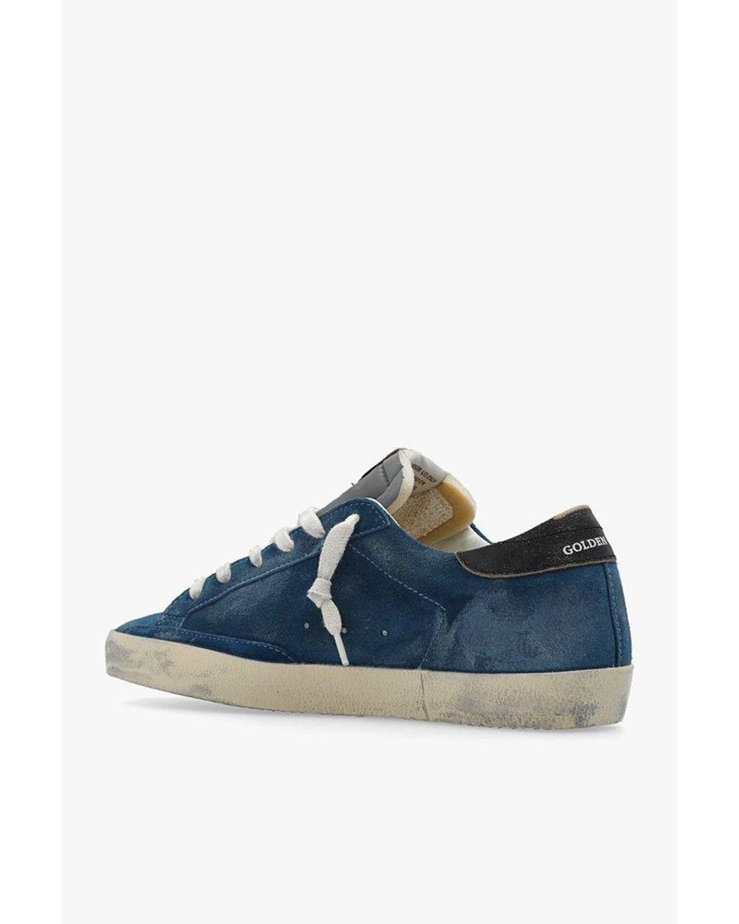 Golden goose clearance superstar blue suede