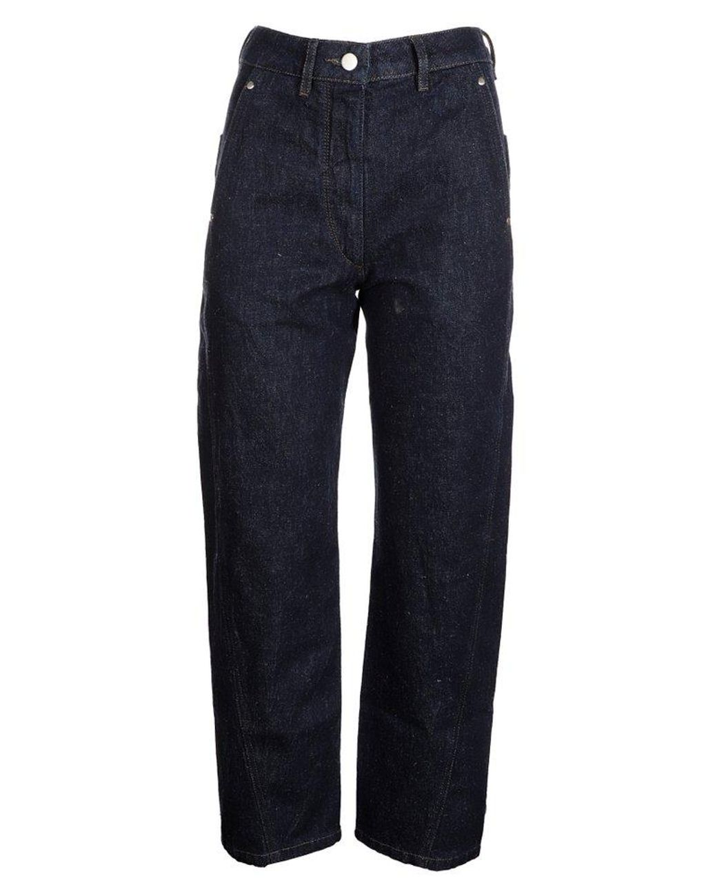 Lemaire Twisted-seam Denim Pants in Blue | Lyst