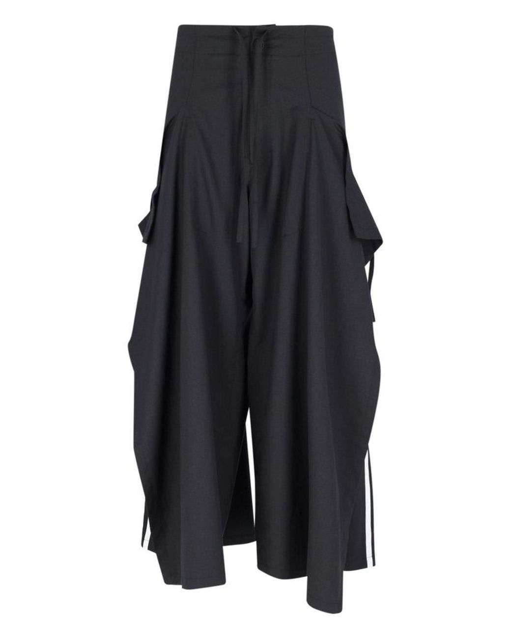 【claddA】 stripe strap skirt pants 3色 ★人気★ y-3-Black-Stripe-Detailed-