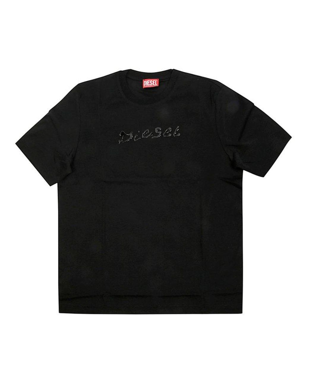 melt the lady logo tight T-shirts black