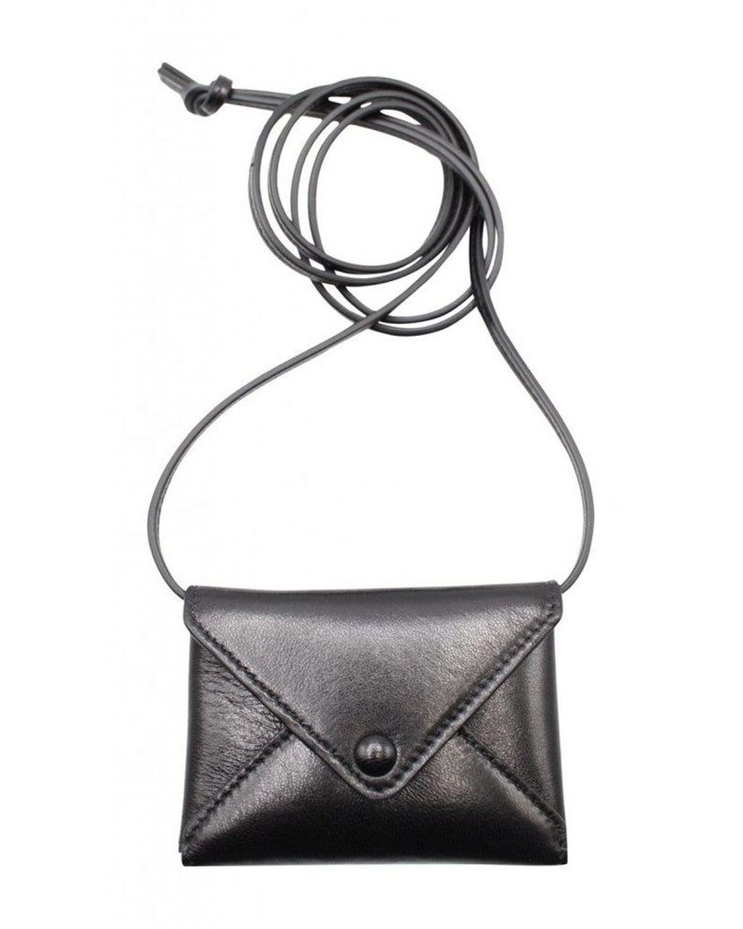 The Row Miniature Mini Envelope Foldover Wallet in Gray | Lyst