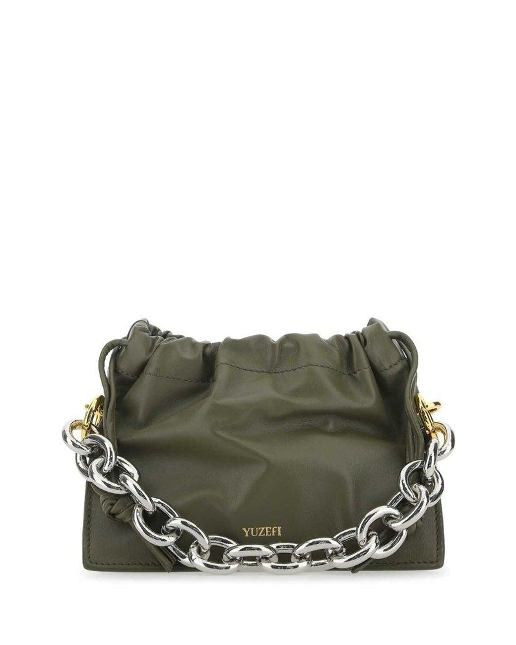Yuzefi Mini Bom Crossbody Smooth Yellow Leather Bag | eBay