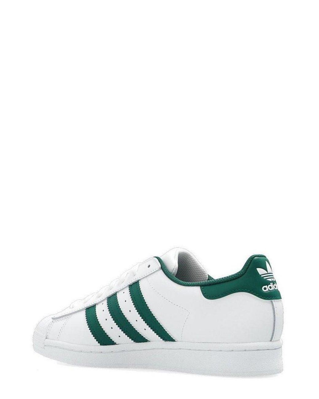 adidas Originals Superstar Lace-up Sneakers in Green | Lyst
