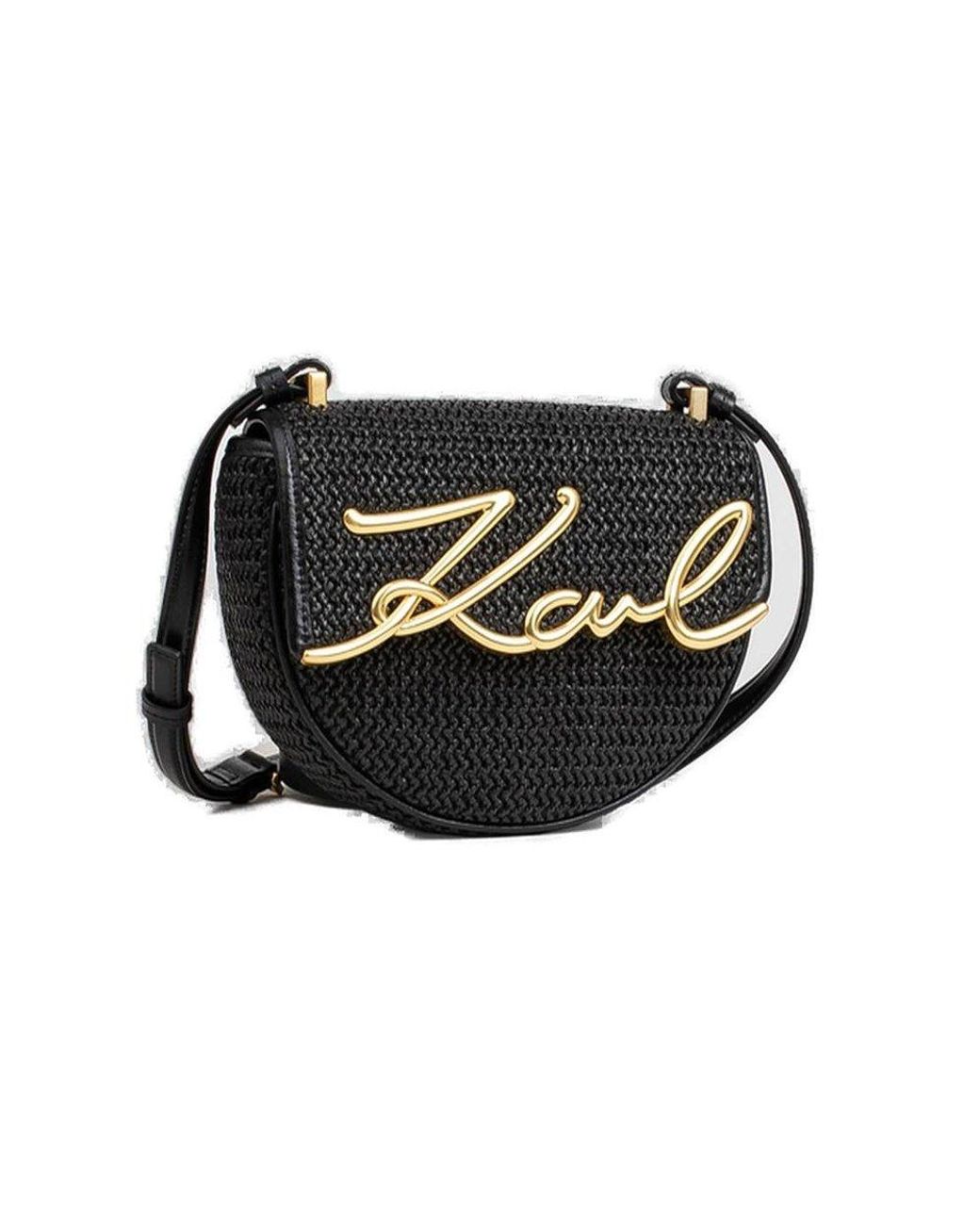 Karl Lagerfeld K/Signature Small Boucle Women's Saddle Bag