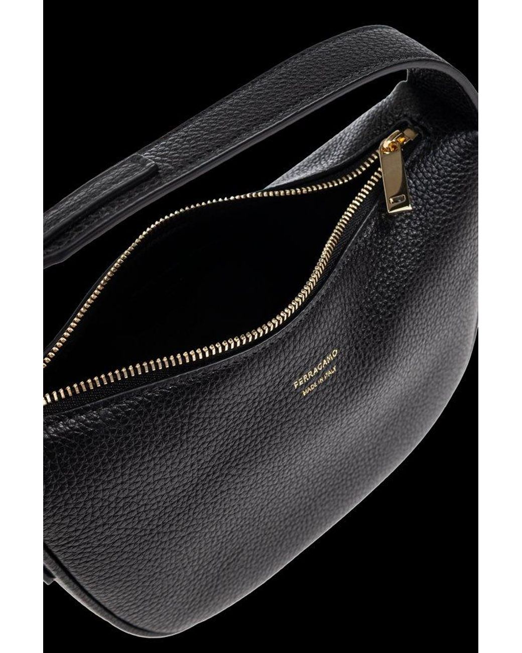 ★関税込み★ FERRAGAMO North South Hobo Bag Ferragamo North-South Hobo Bag M Hammered Calfskin | Rustan's