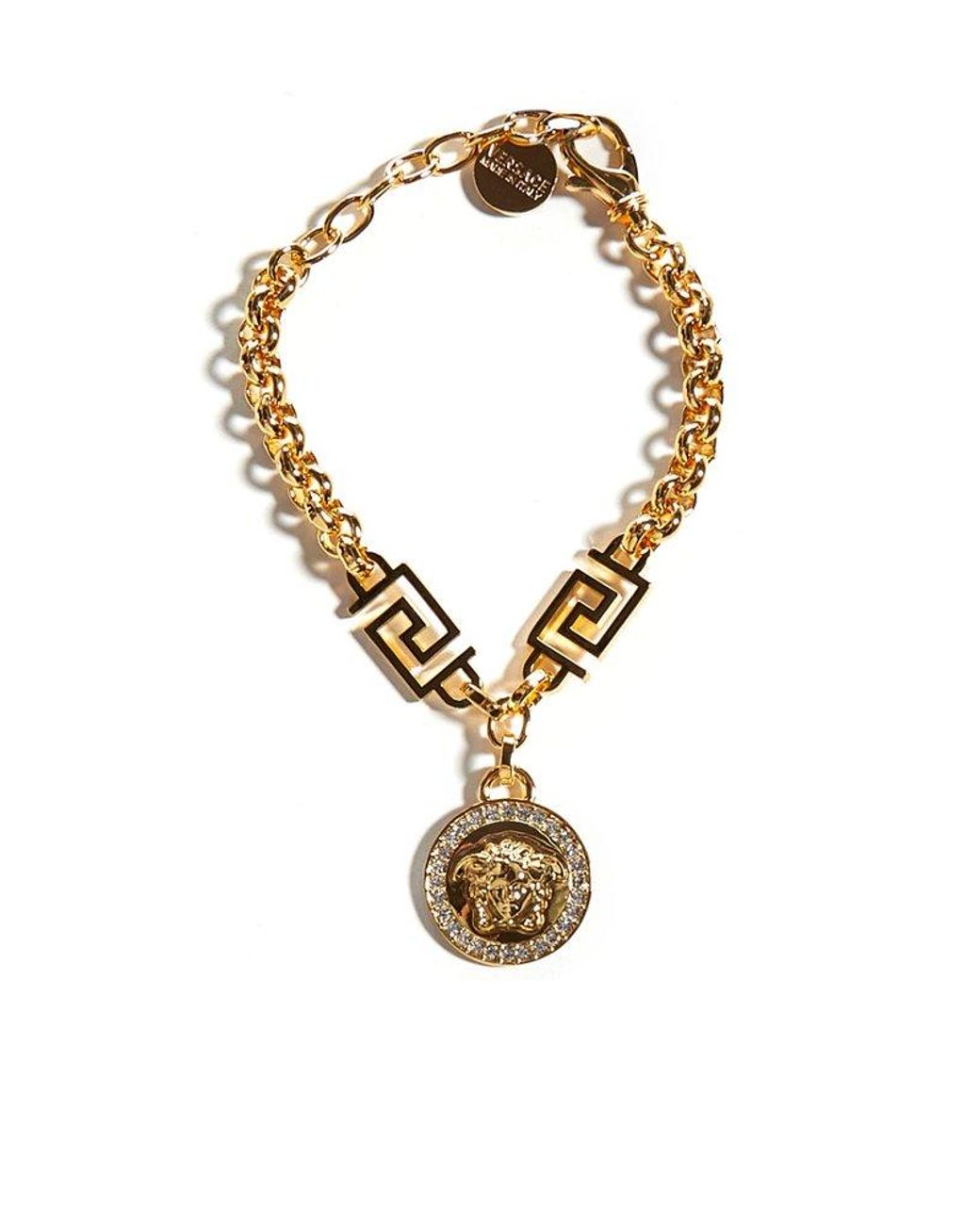 Versace Medusa Pendant Chain Bracelet 