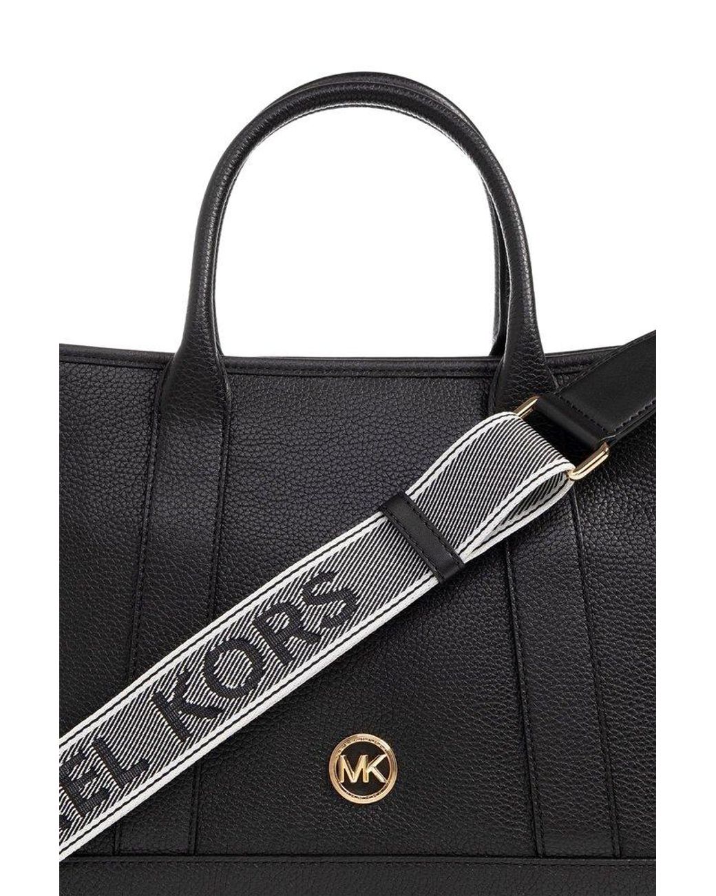 Mk black tote bag deals