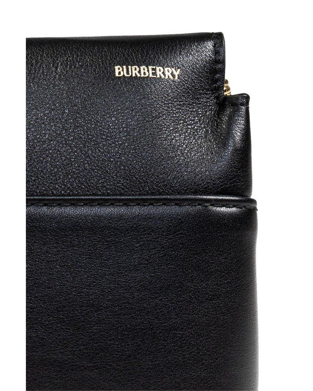 Burberry Snip Chain linked Clutch Bag in Black Lyst UK