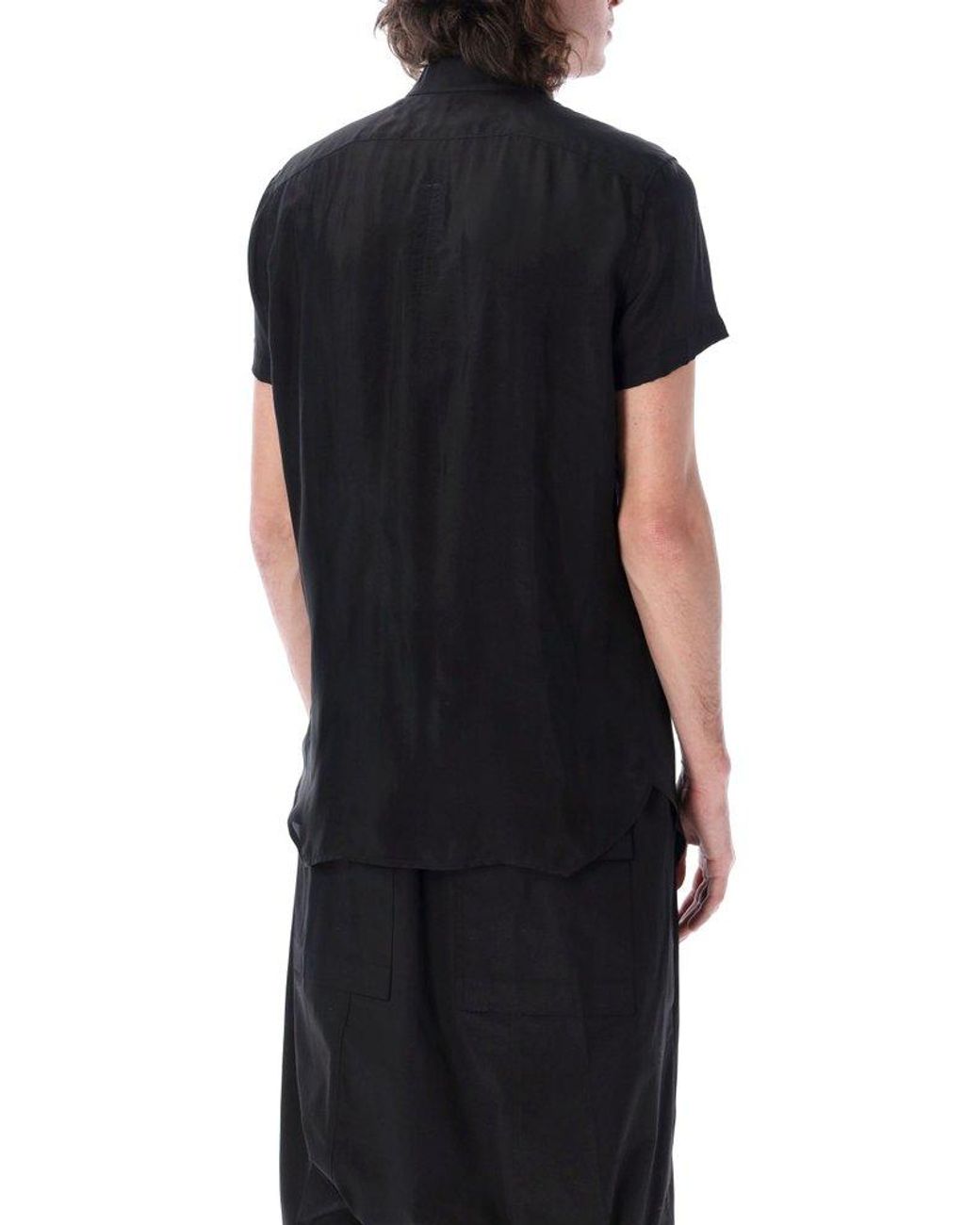 rick-owens-Black-Straight-Hem-