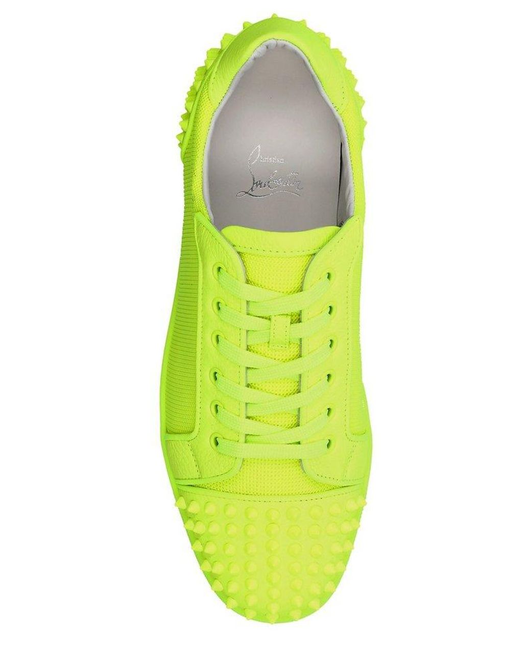Louboutin sales yellow sneakers