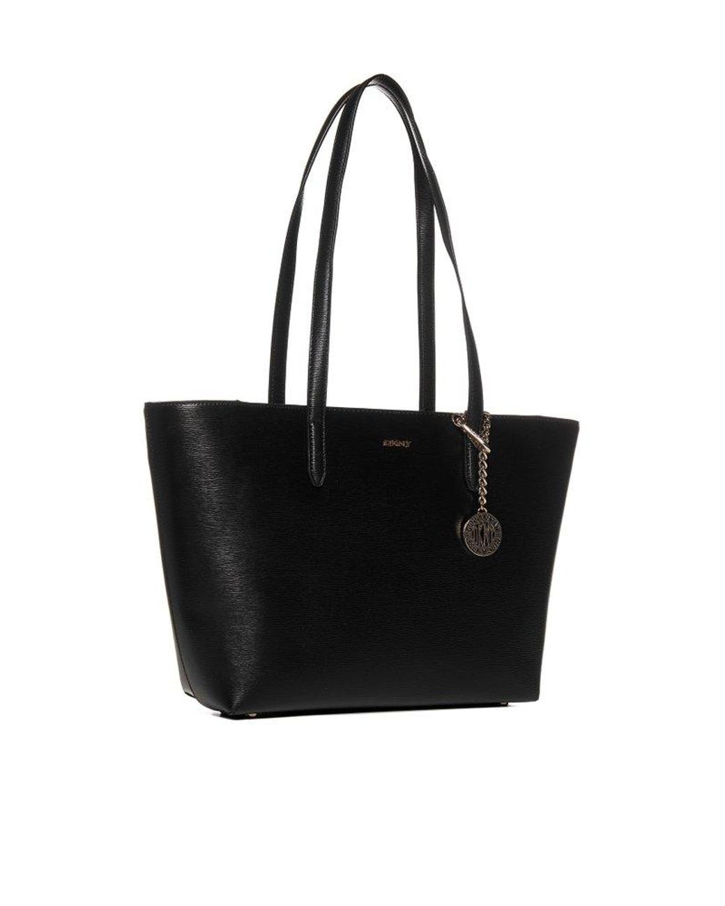 Dkny black logo tote bag hot sale
