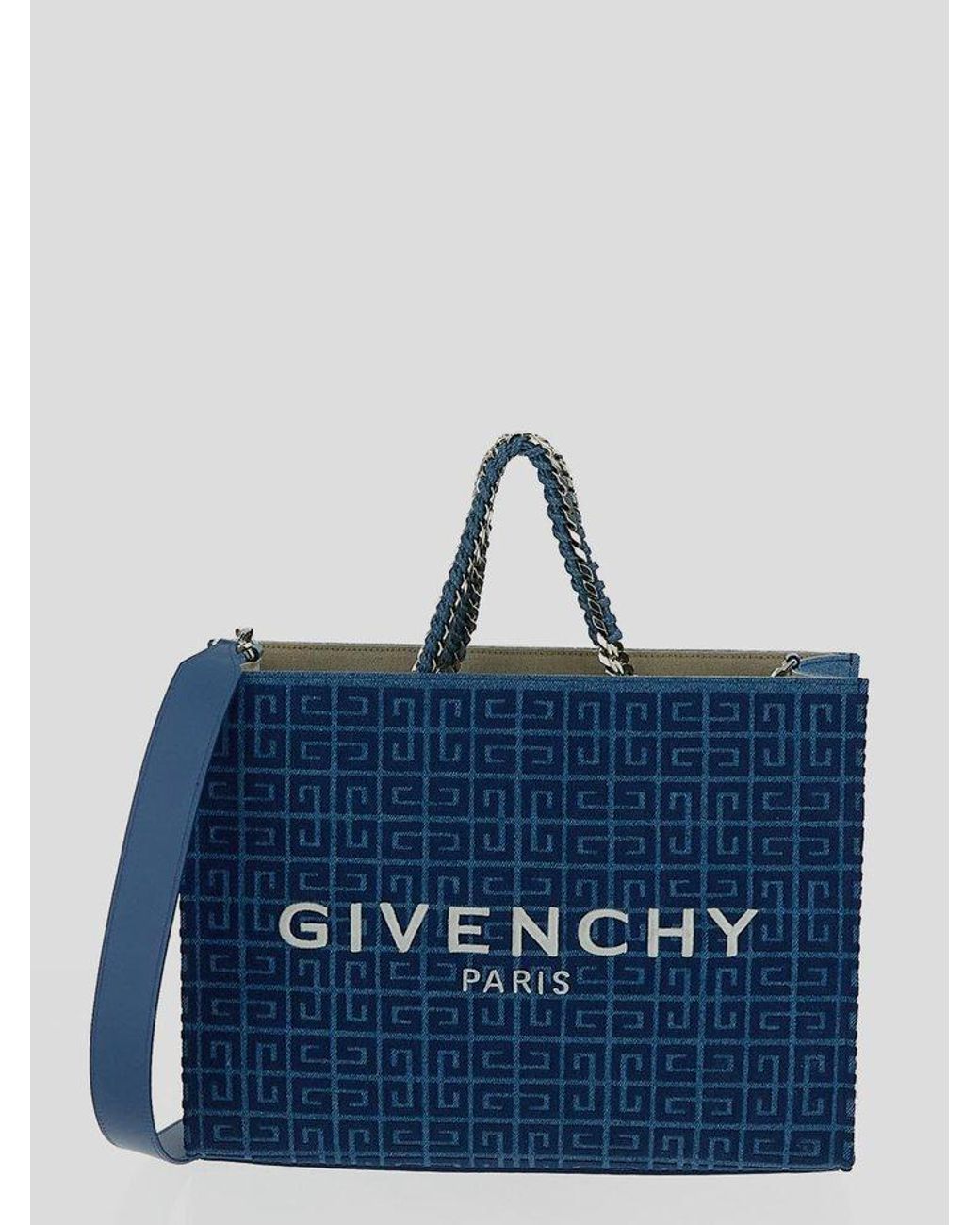 Givenchy Medium G-tote Shopping Bag in Blue | Lyst